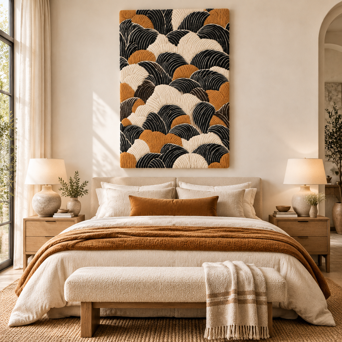 Golden Scallop Tide by Treechild — room setting
