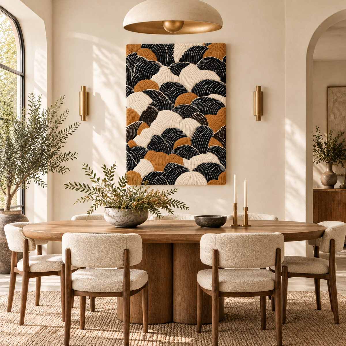 Golden Scallop Tide by Treechild — room setting