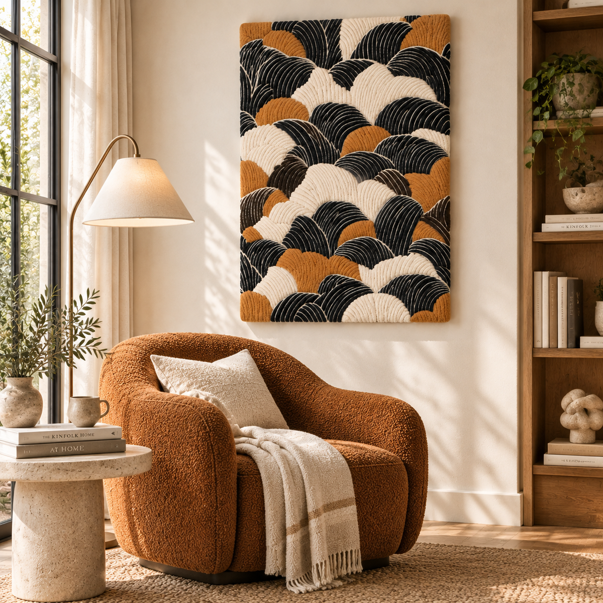 Golden Scallop Tide by Treechild — room setting