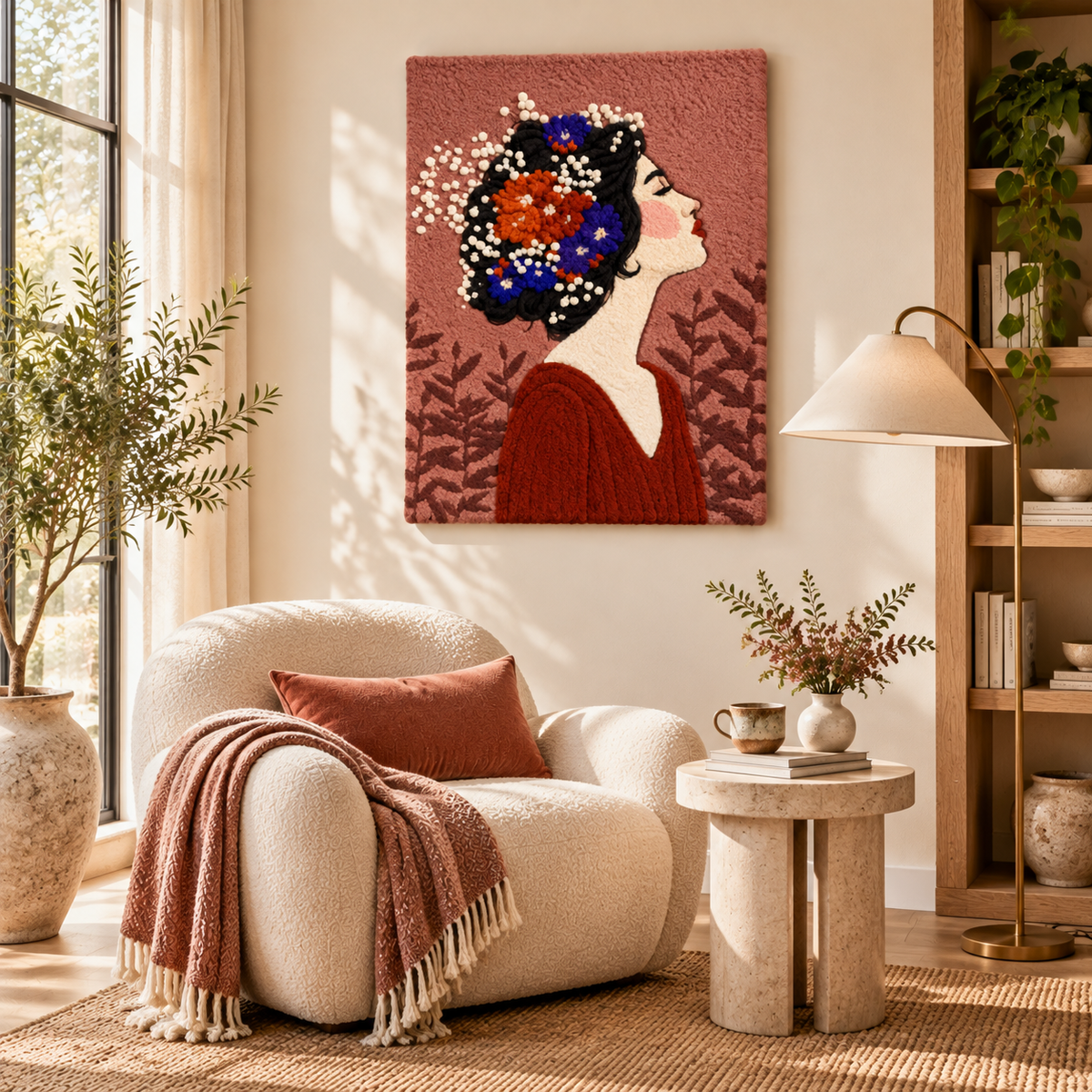 Rose Garland Profile by Treechild — room setting