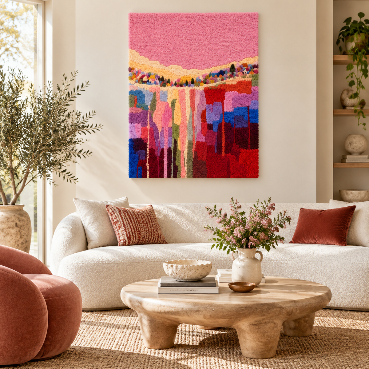 Rose Valley Mosaic by Treechild — front-facing room scene [room-front]