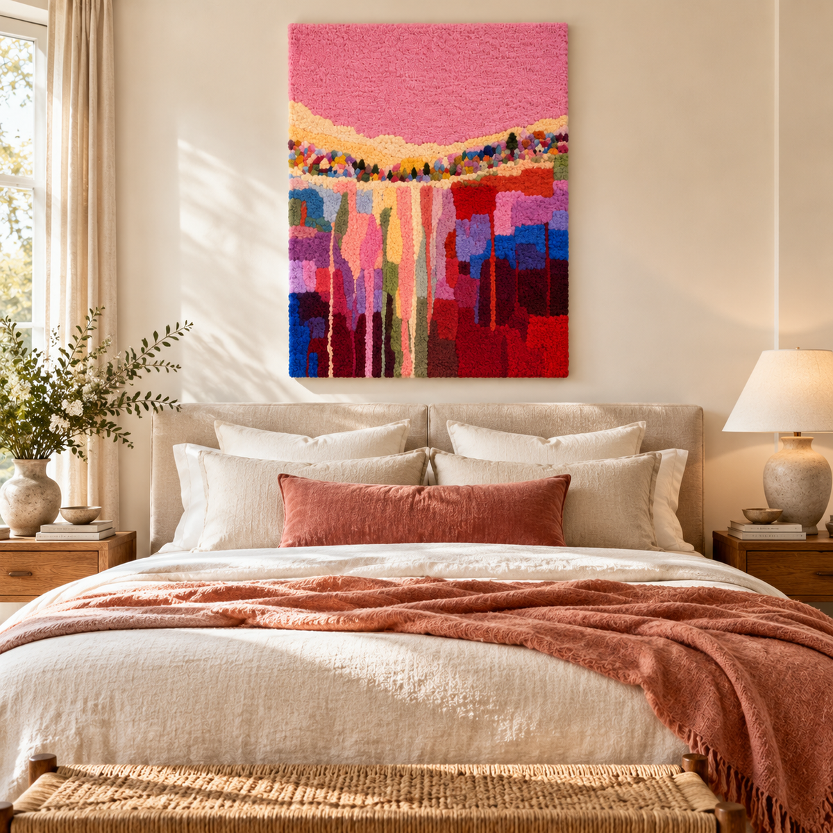 Rose Valley Mosaic by Treechild — room setting
