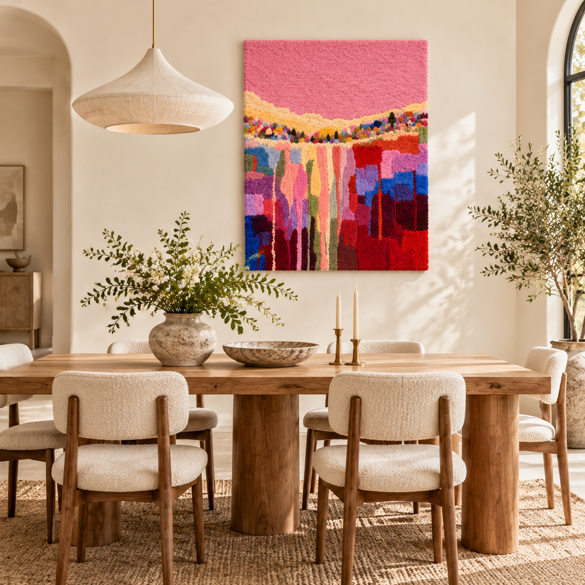 Rose Valley Mosaic by Treechild — room setting