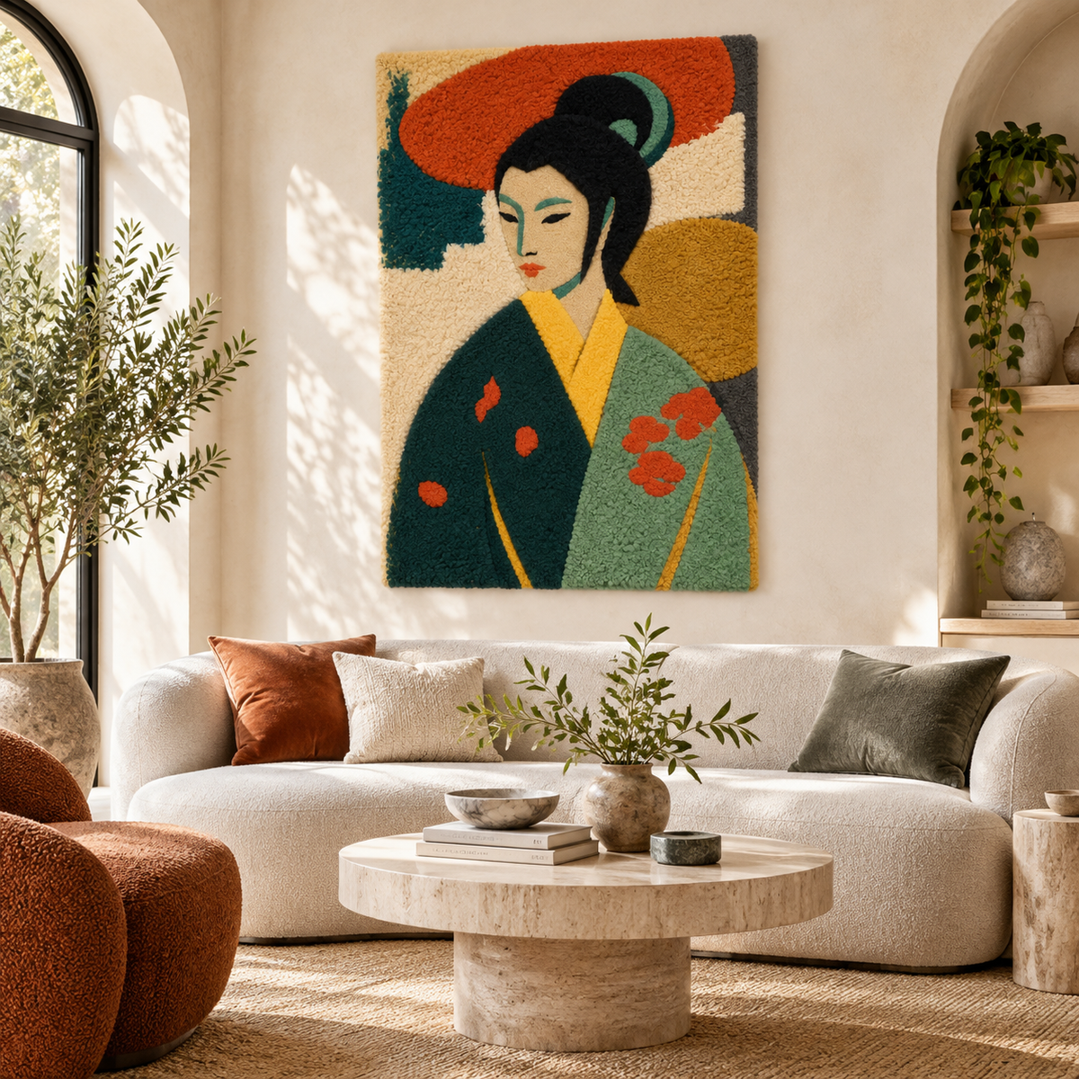 Vermilion Kimono by Treechild — front-facing room scene [room-front]