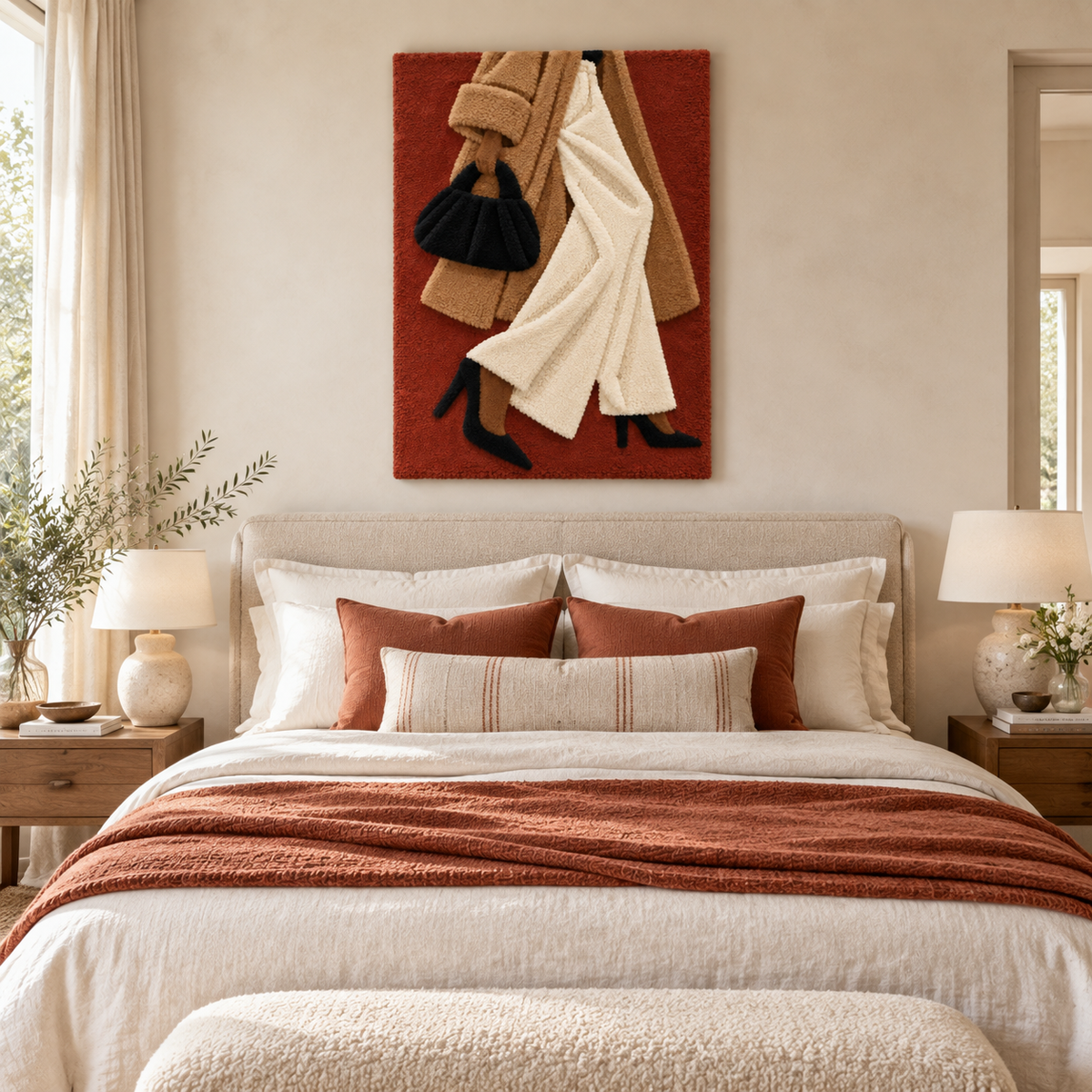 Trench Coat in Motion — room setting 1