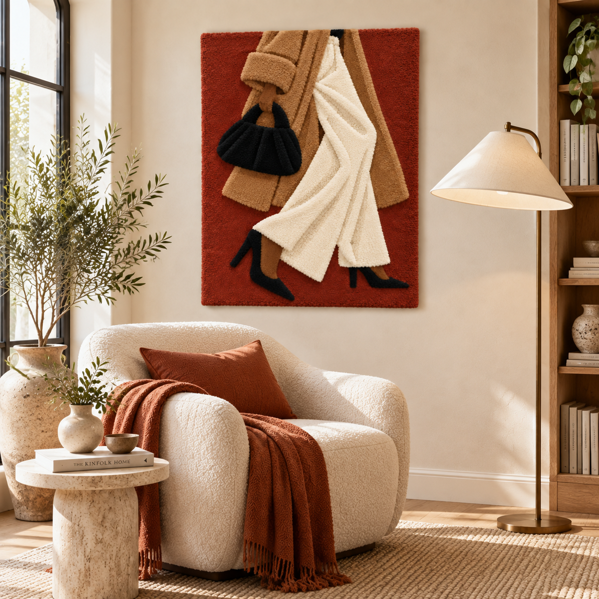 Trench Coat in Motion — room setting 2