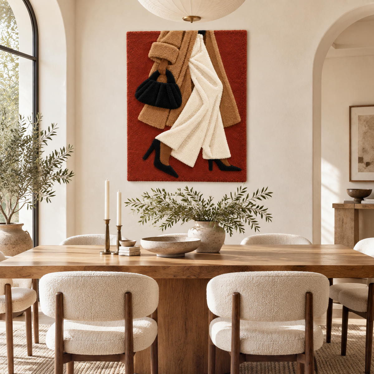Trench Coat in Motion — room setting 3