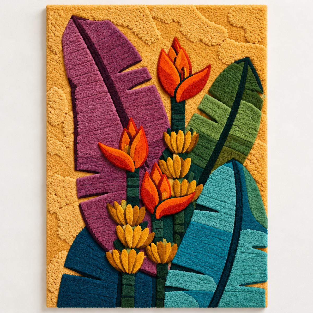 Tropical Torch Leaves by Hewn Earth Studio — front product view [product-light]