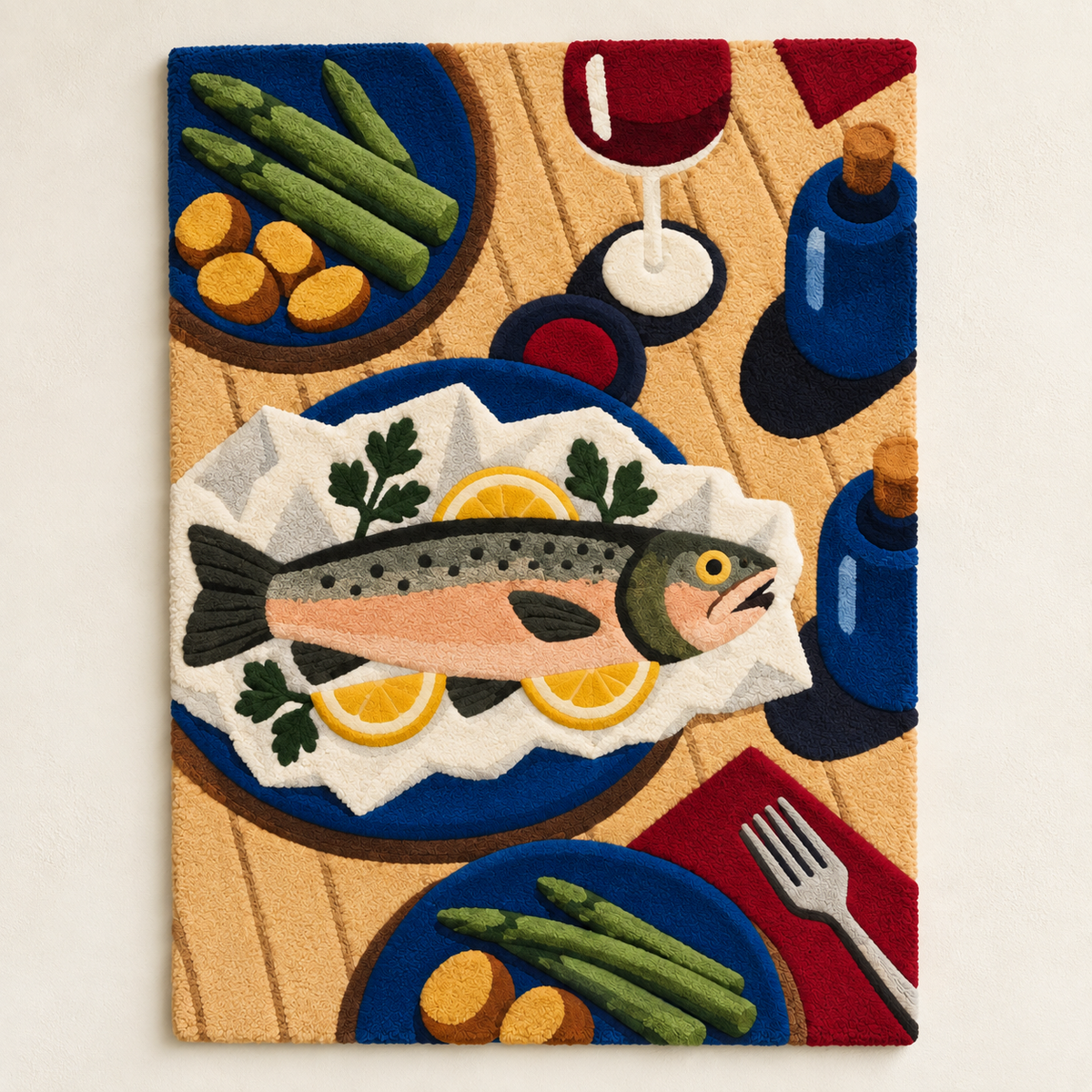 Trout at the Supper Table — front product view [product-light]