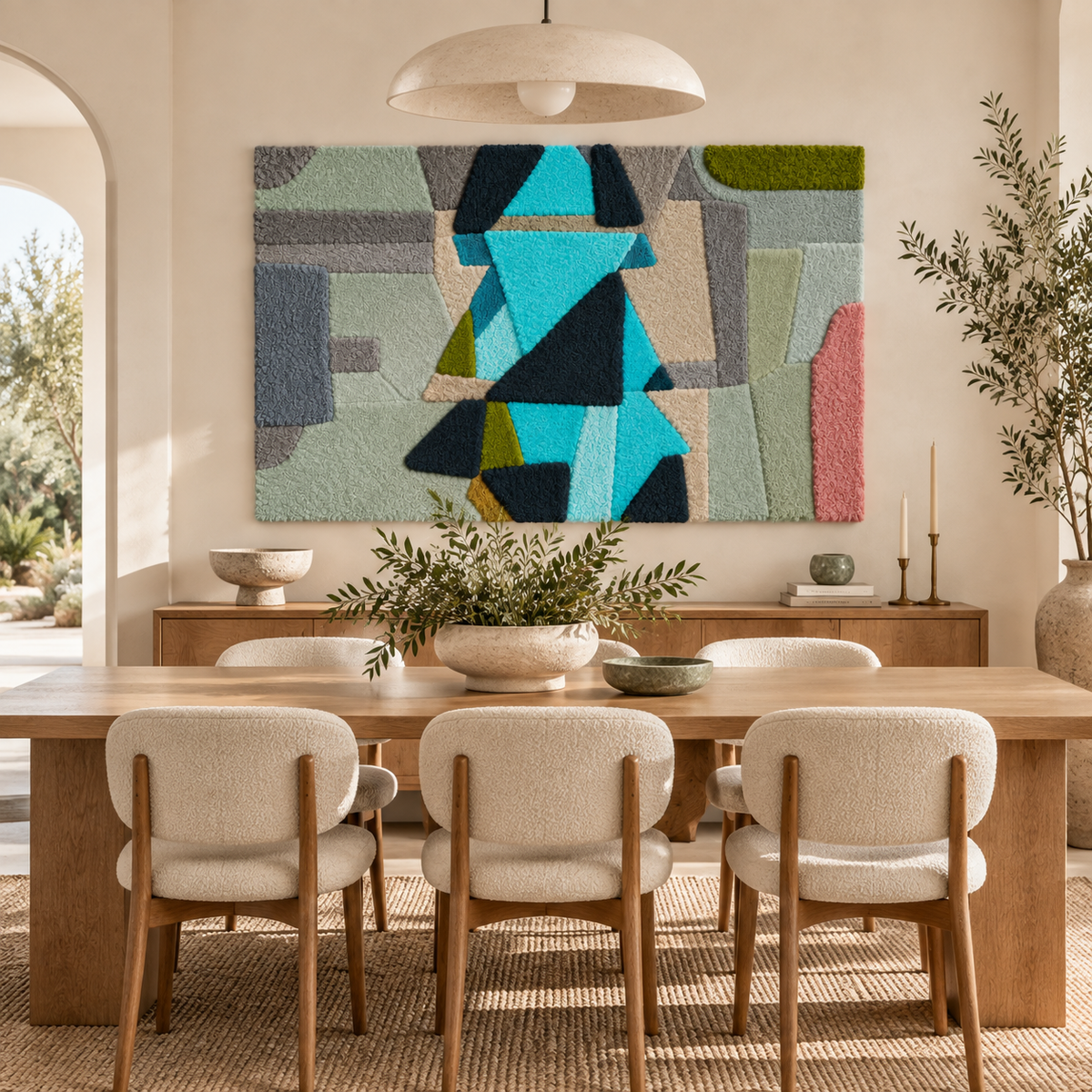 Turquoise Crossing — room setting 3