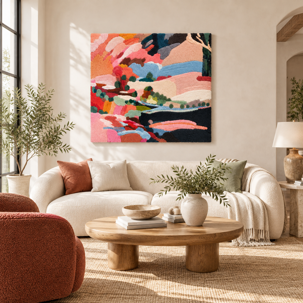 Valley in Sorbet Light — front-facing room scene