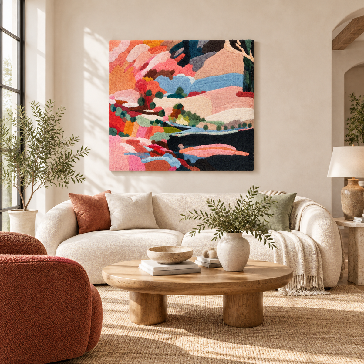 Valley in Sorbet Light — front-facing room scene