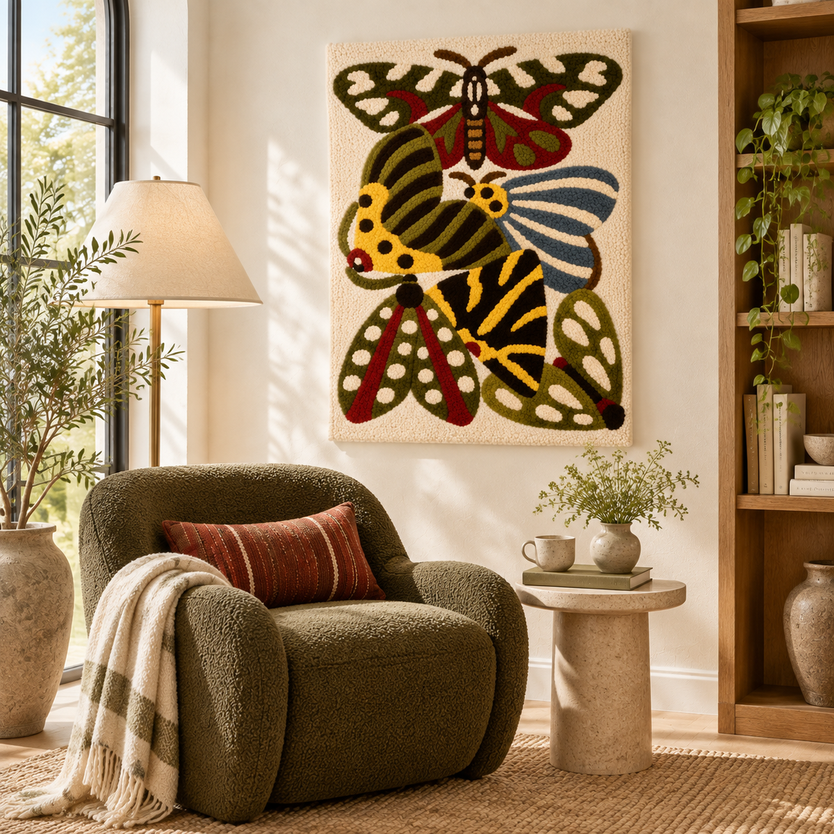 Velvet Wings in the Undergrowth — room setting