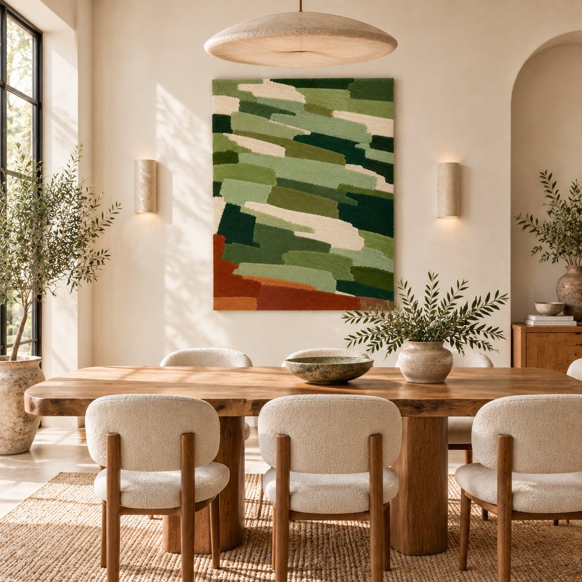 Verdant Brushstep — room setting 1