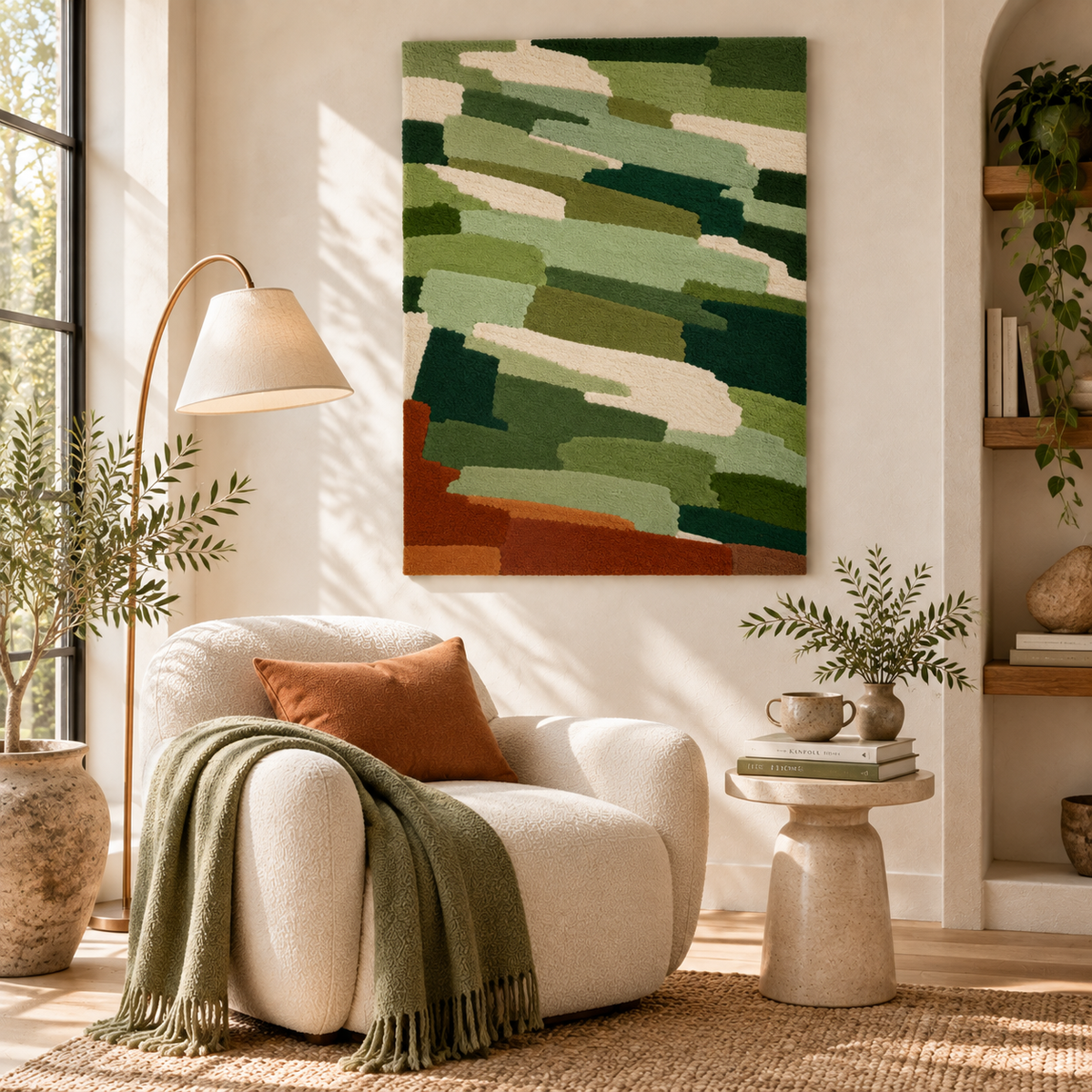 Verdant Brushstep — room setting 3