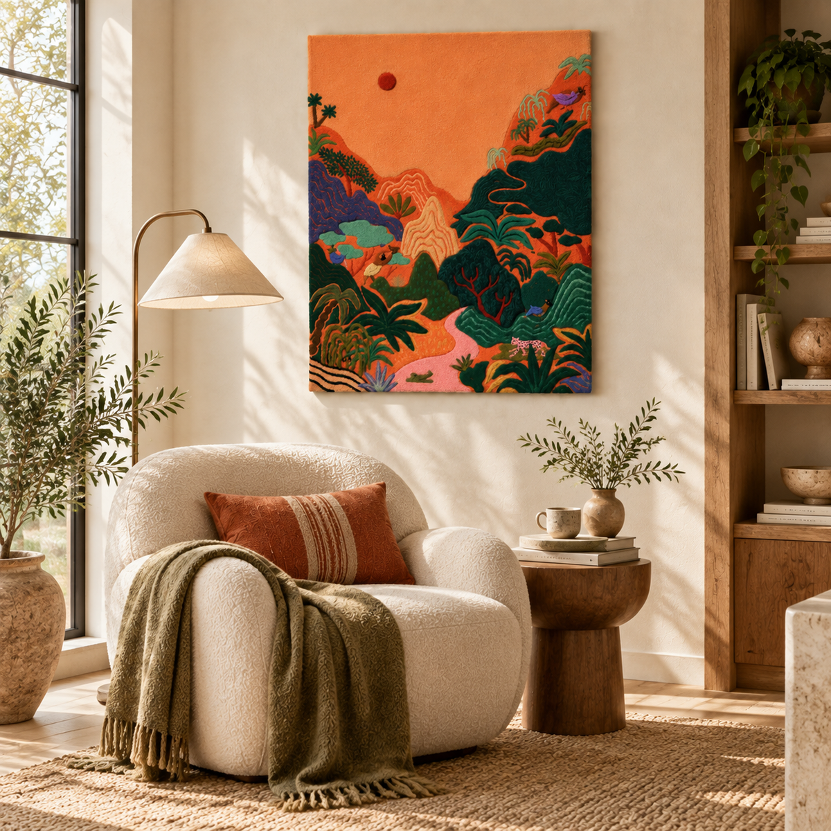 Vermilion Mountain Passage — room setting 1