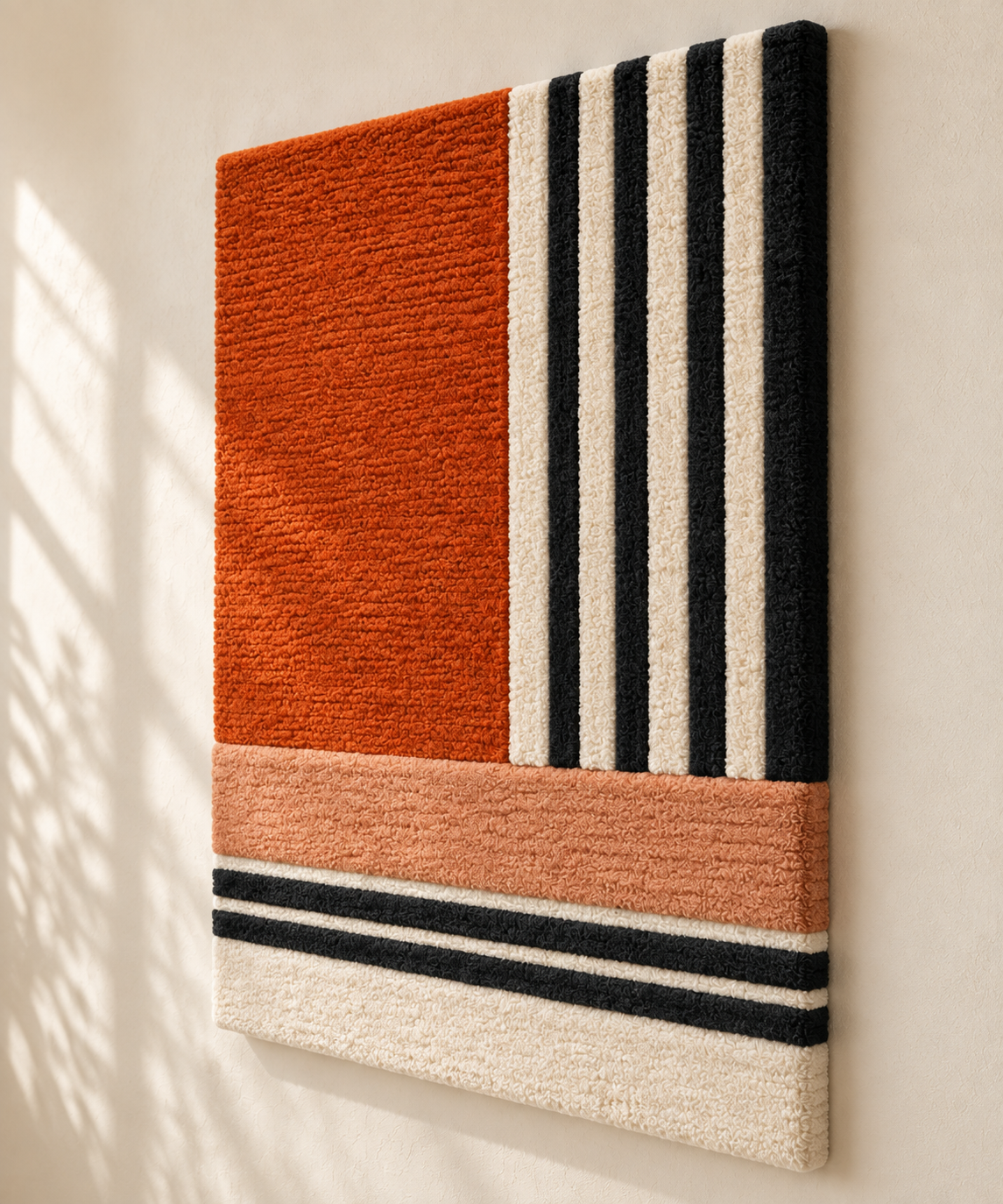 Vermilion Stripe Crossing — angled relief view