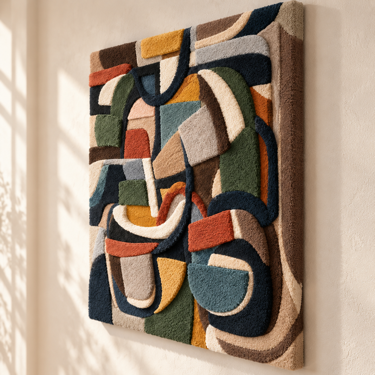 Vessels at the Midnight Table — angled relief view