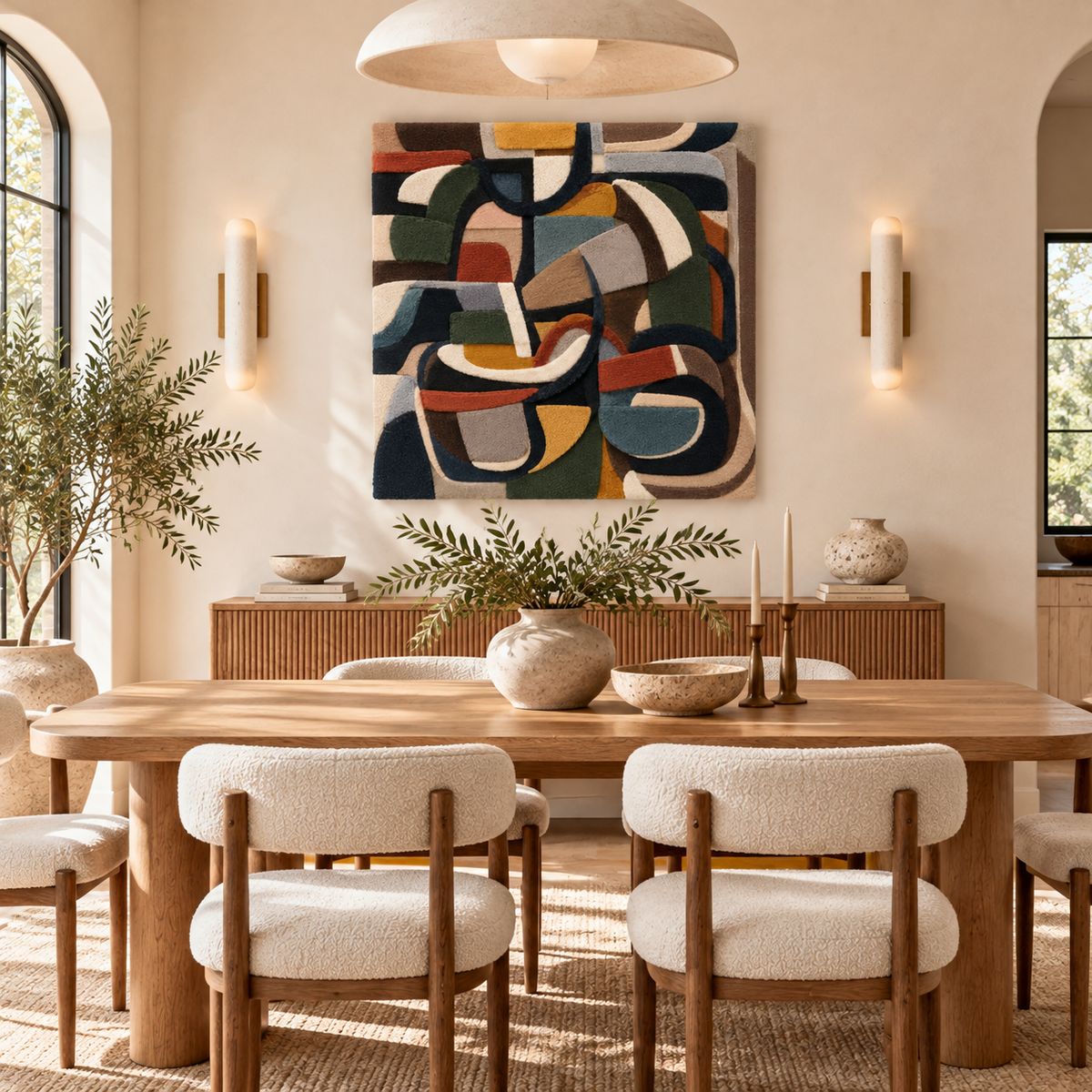 Vessels at the Midnight Table — room setting 2