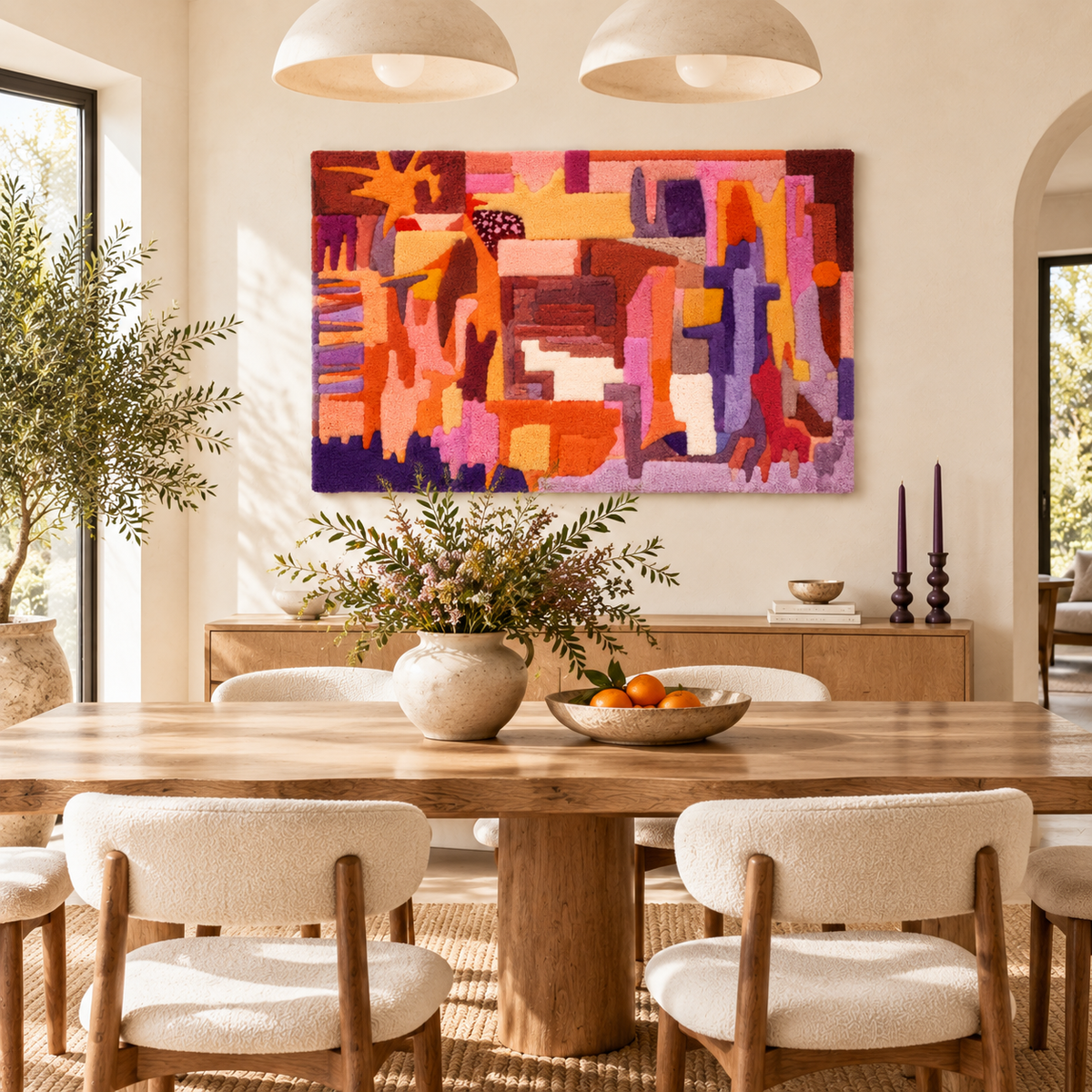 Violet City Cadence — room setting 3