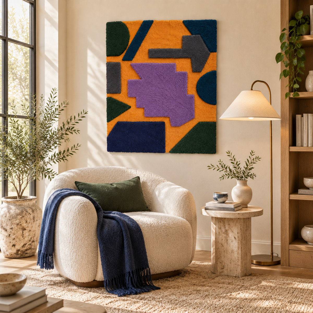 Violet on Saffron — room setting 2