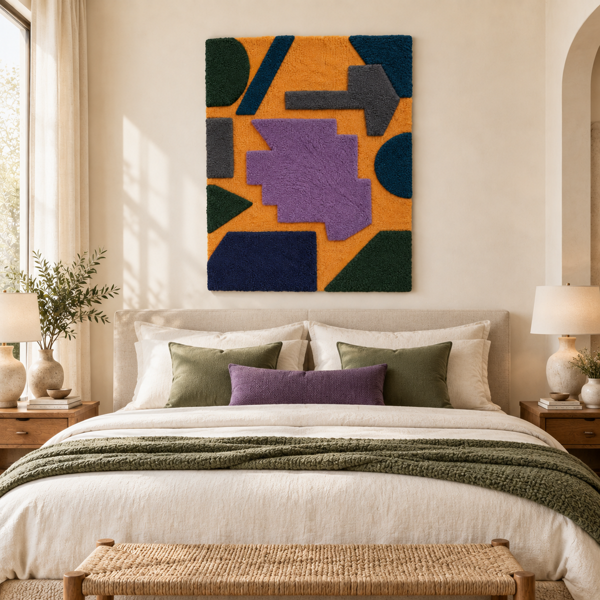 Violet on Saffron — room setting 3