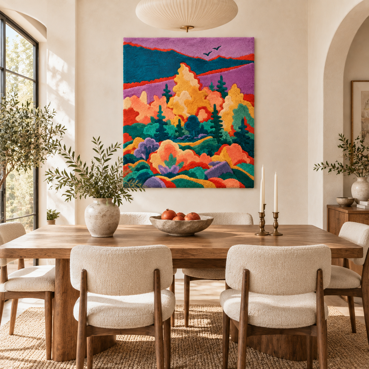 Violet Sky Golden Forest — room setting 3