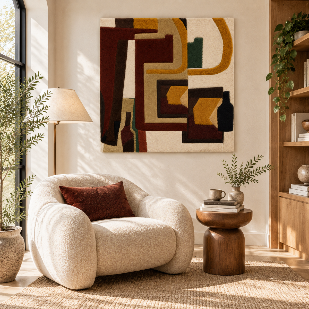 Walnut Labyrinth — room setting 1