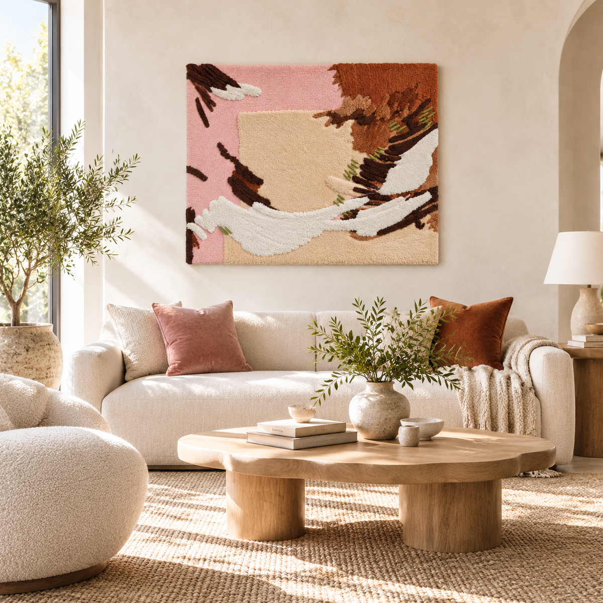 Walnut Whirlwind — front-facing room scene