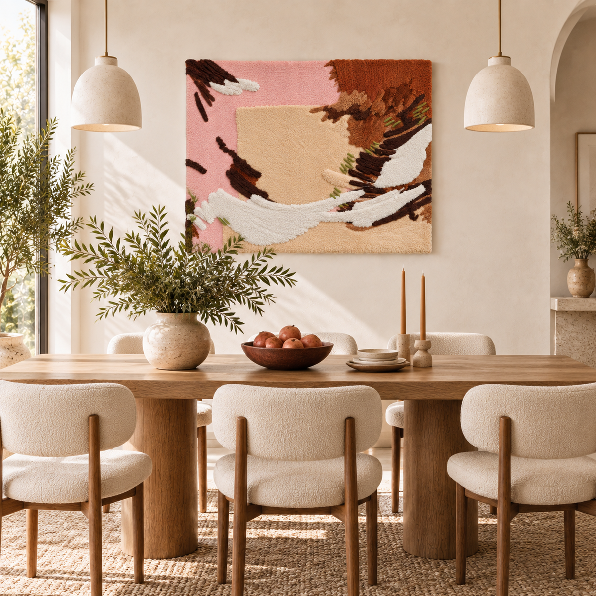 Walnut Whirlwind — room setting 1