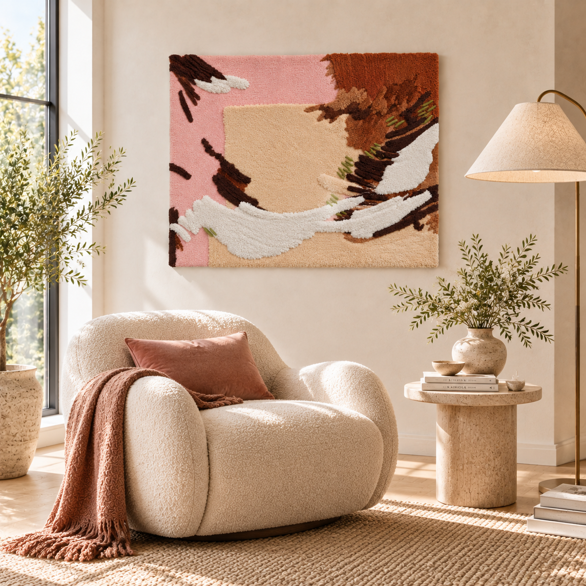 Walnut Whirlwind — room setting 2