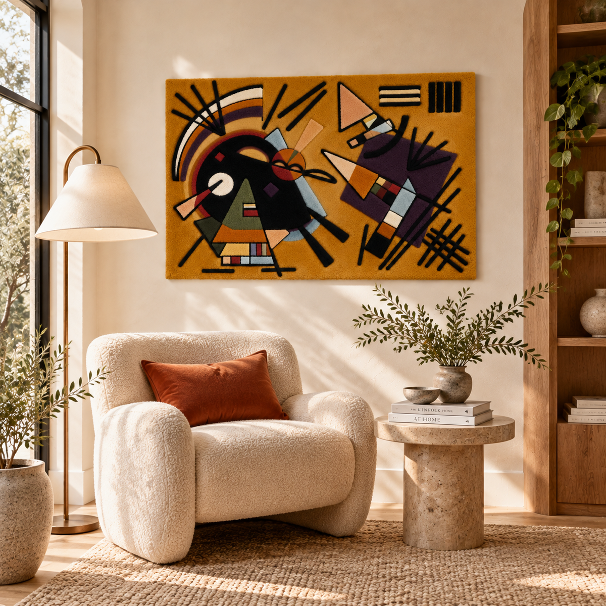 Black and Violet by Wassily Kandinsky — room setting