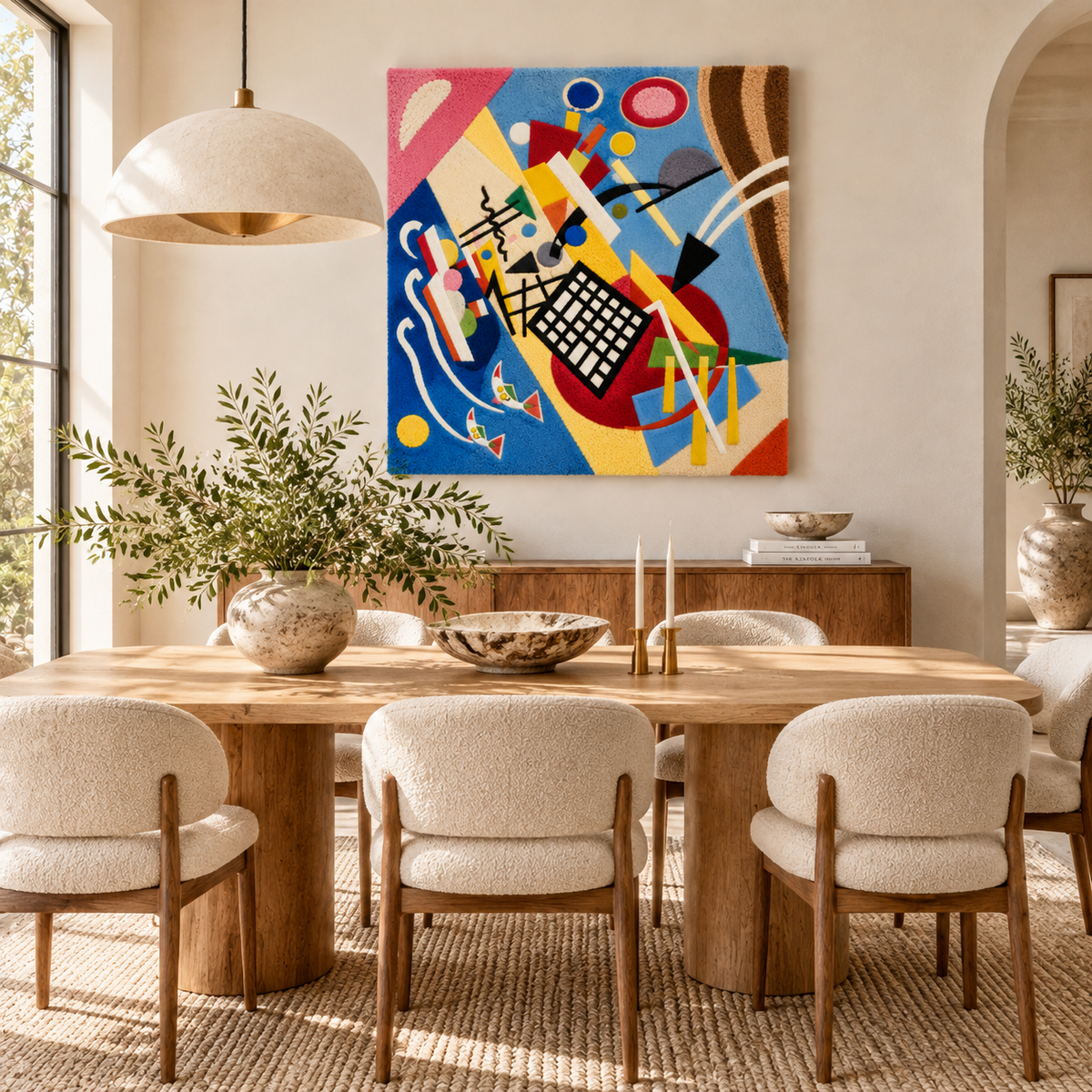 Black Frame by Wassily Kandinsky — room setting
