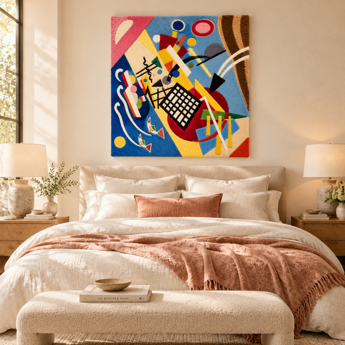 Black Frame by Wassily Kandinsky — room setting