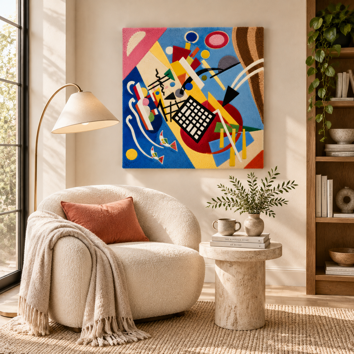 Black Frame by Wassily Kandinsky — room setting