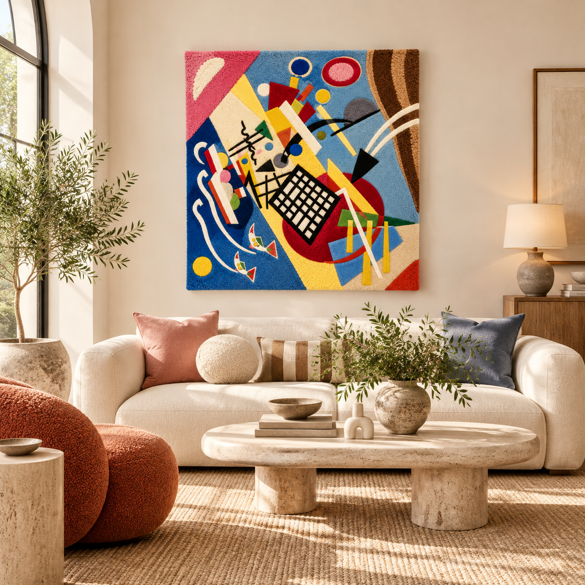 Black Frame by Wassily Kandinsky — room setting