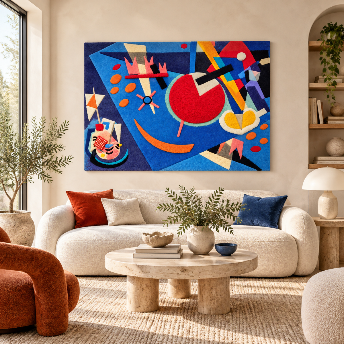 Blue by Wassily Kandinsky — room setting