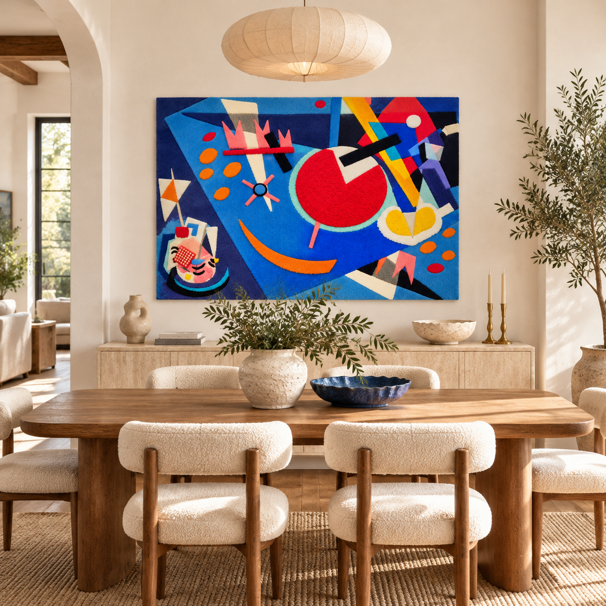 Blue by Wassily Kandinsky — room setting