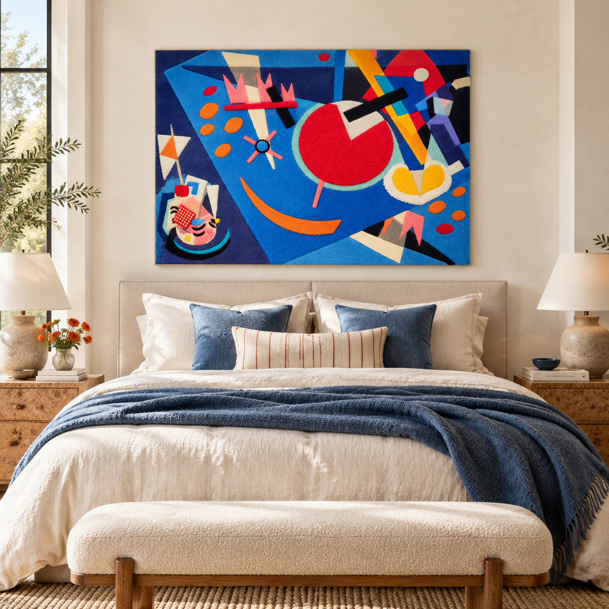 Blue by Wassily Kandinsky — room setting