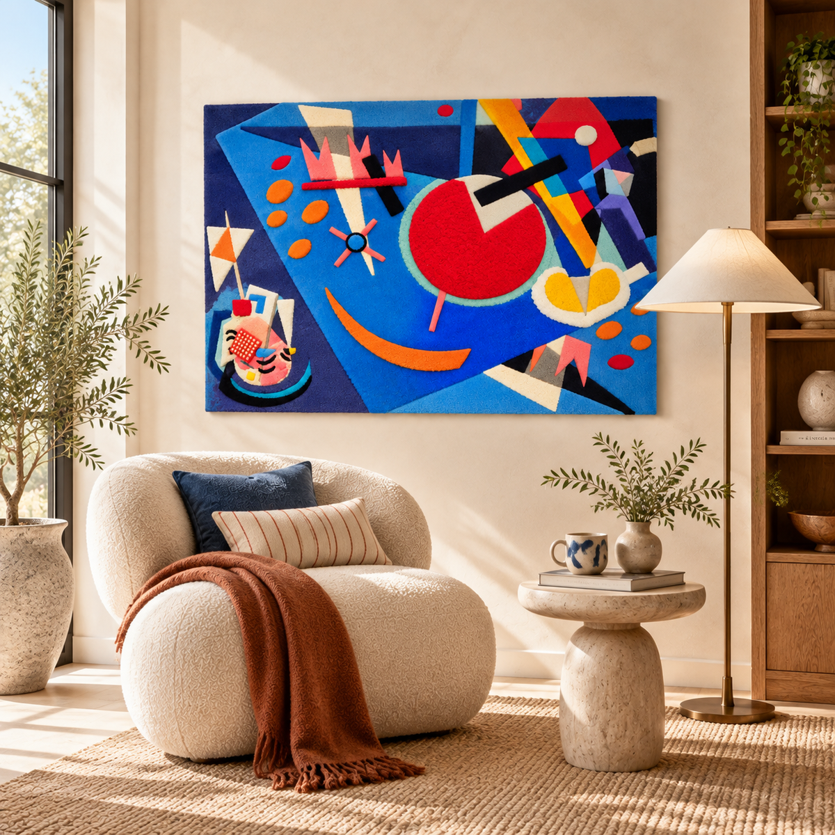 Blue by Wassily Kandinsky — room setting