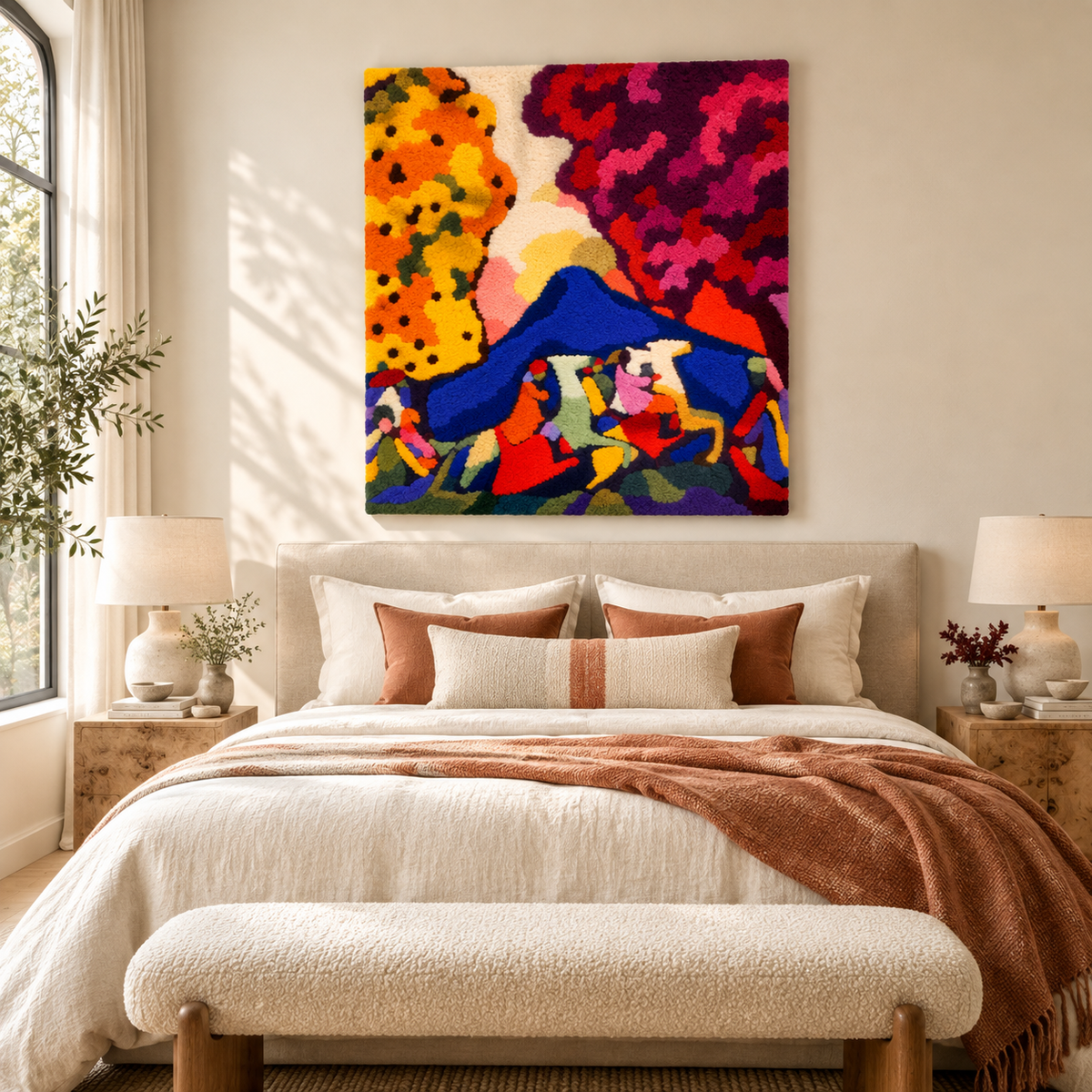 Blue Mountain by Wassily Kandinsky — room setting