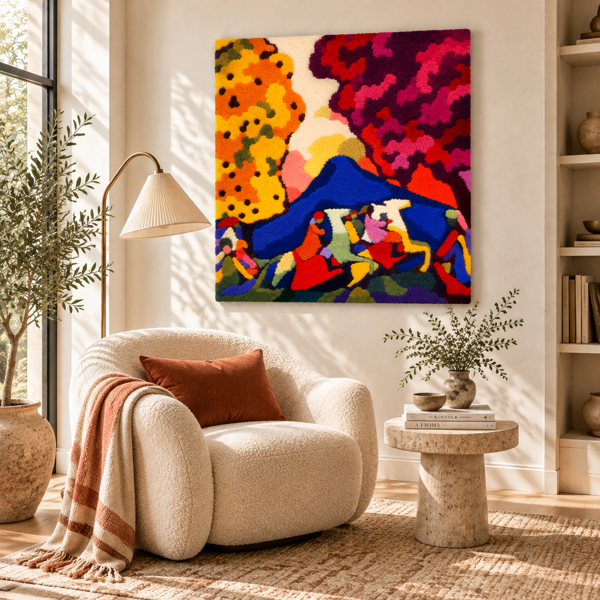 Blue Mountain by Wassily Kandinsky — room setting