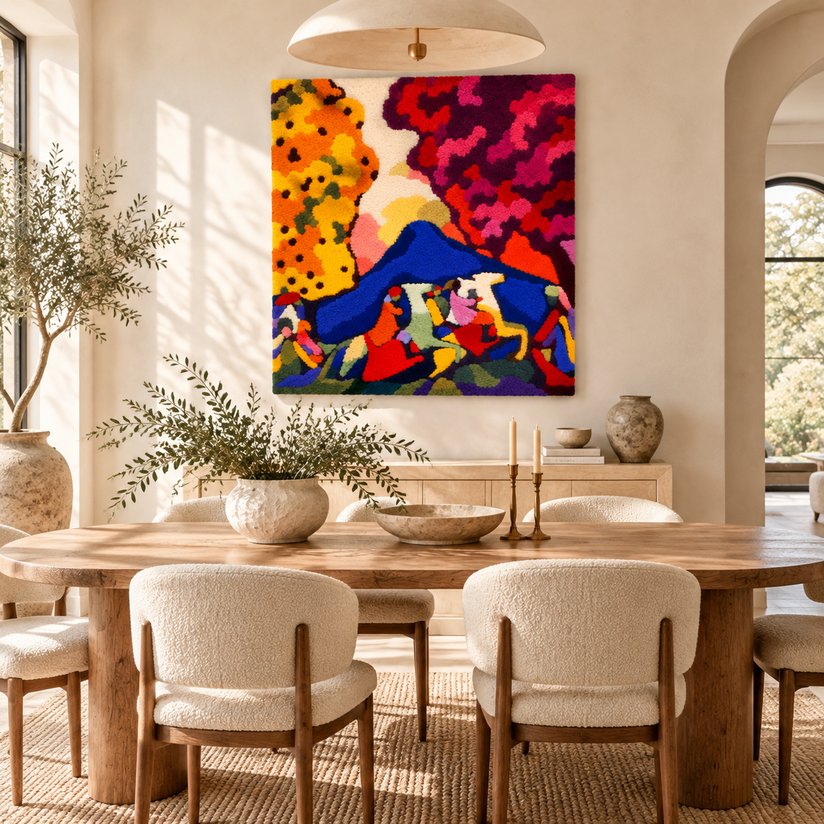 Blue Mountain by Wassily Kandinsky — room setting