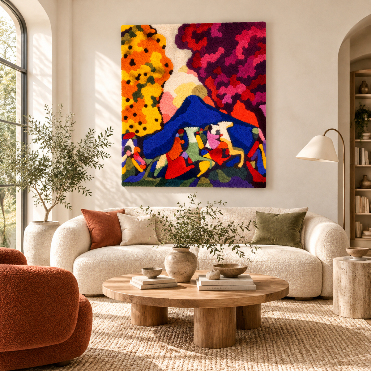 Blue Mountain by Wassily Kandinsky — room setting