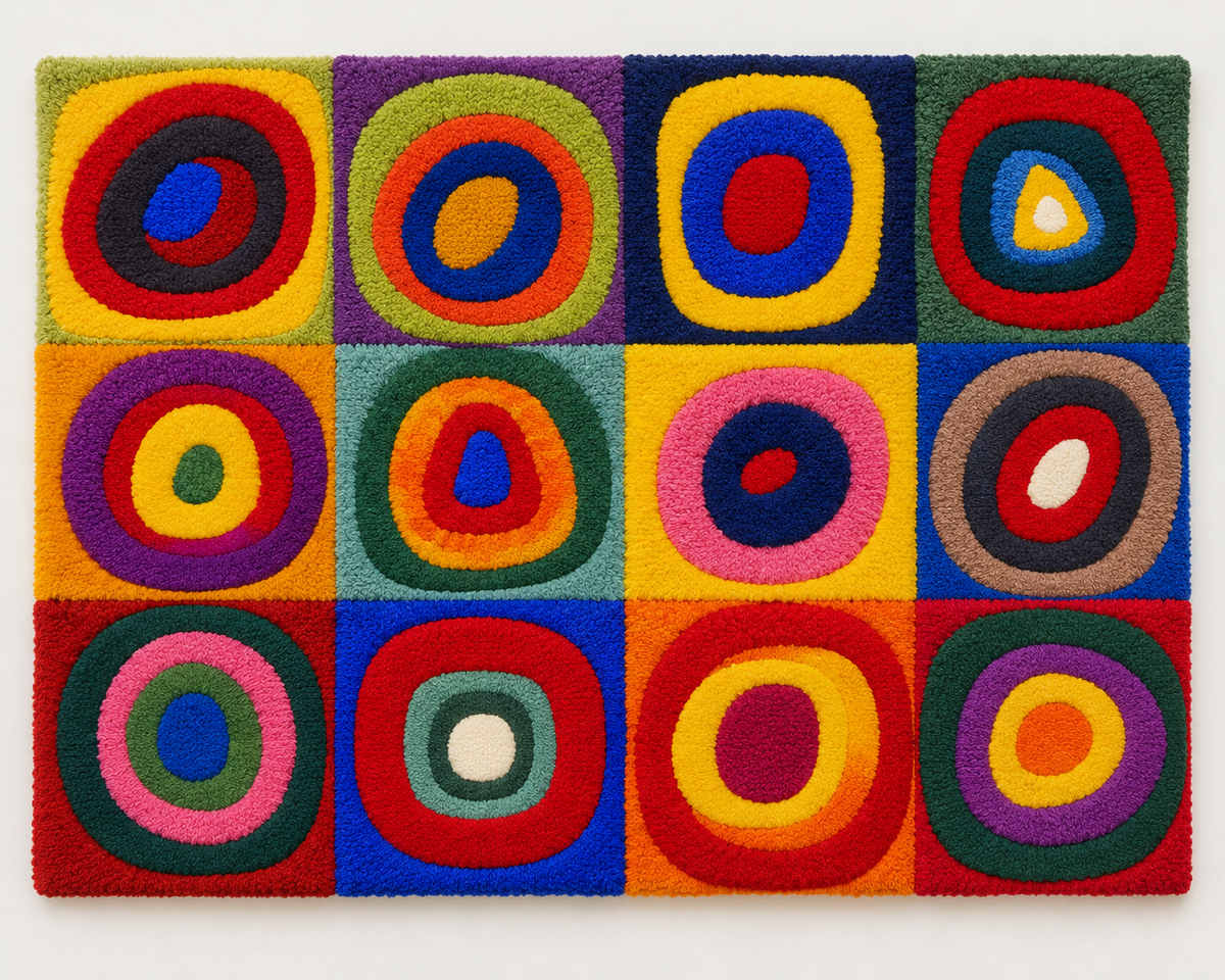 Color Study: Squares with Concentric Circles by Wassily Kandinsky — additional product view