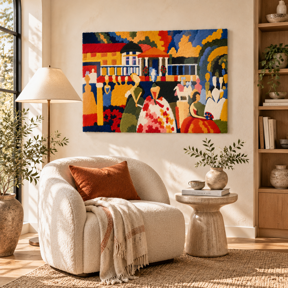 Crinolines by Wassily Kandinsky — room setting