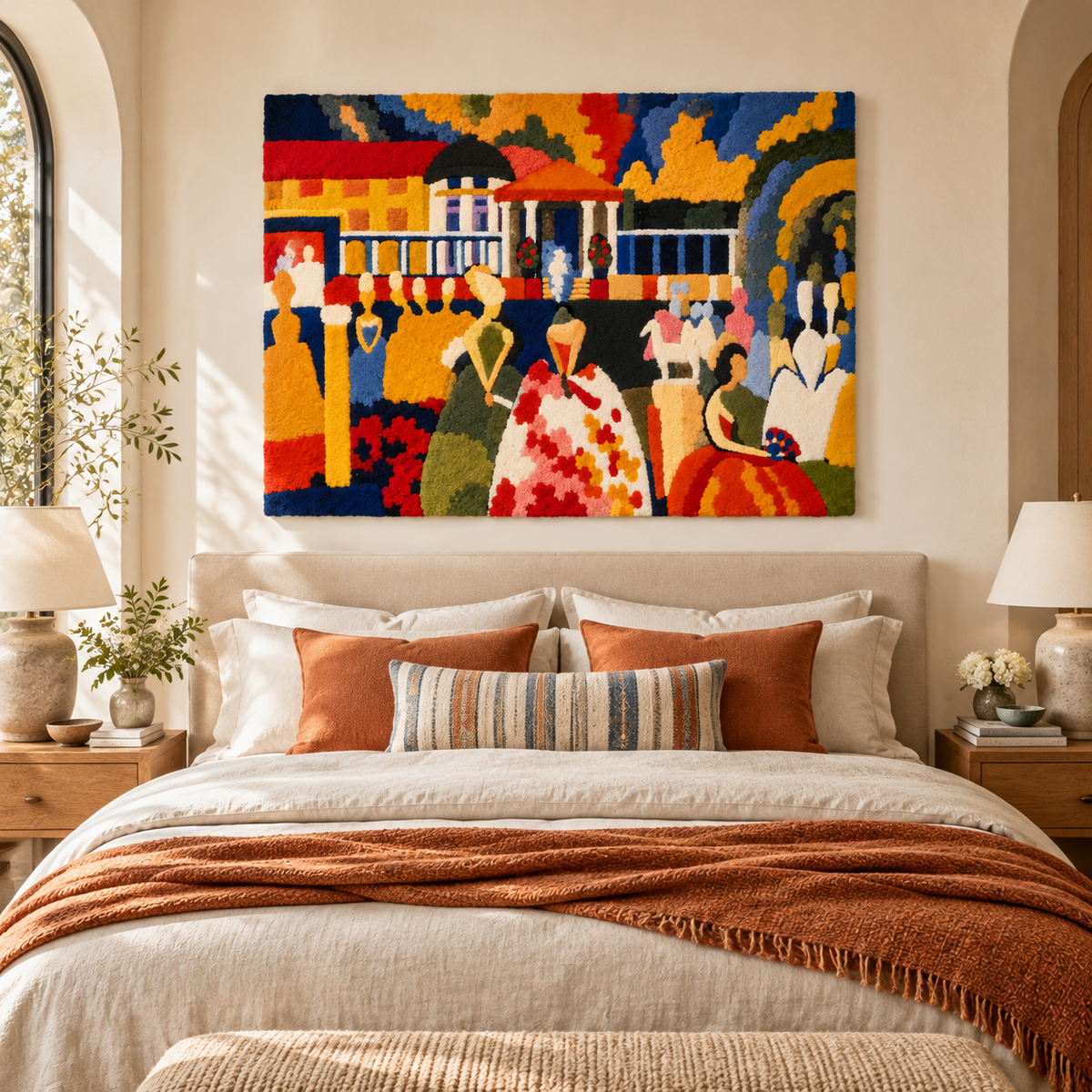 Crinolines by Wassily Kandinsky — room setting