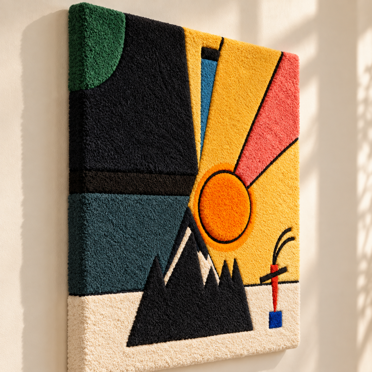 Development by Wassily Kandinsky — angled relief view