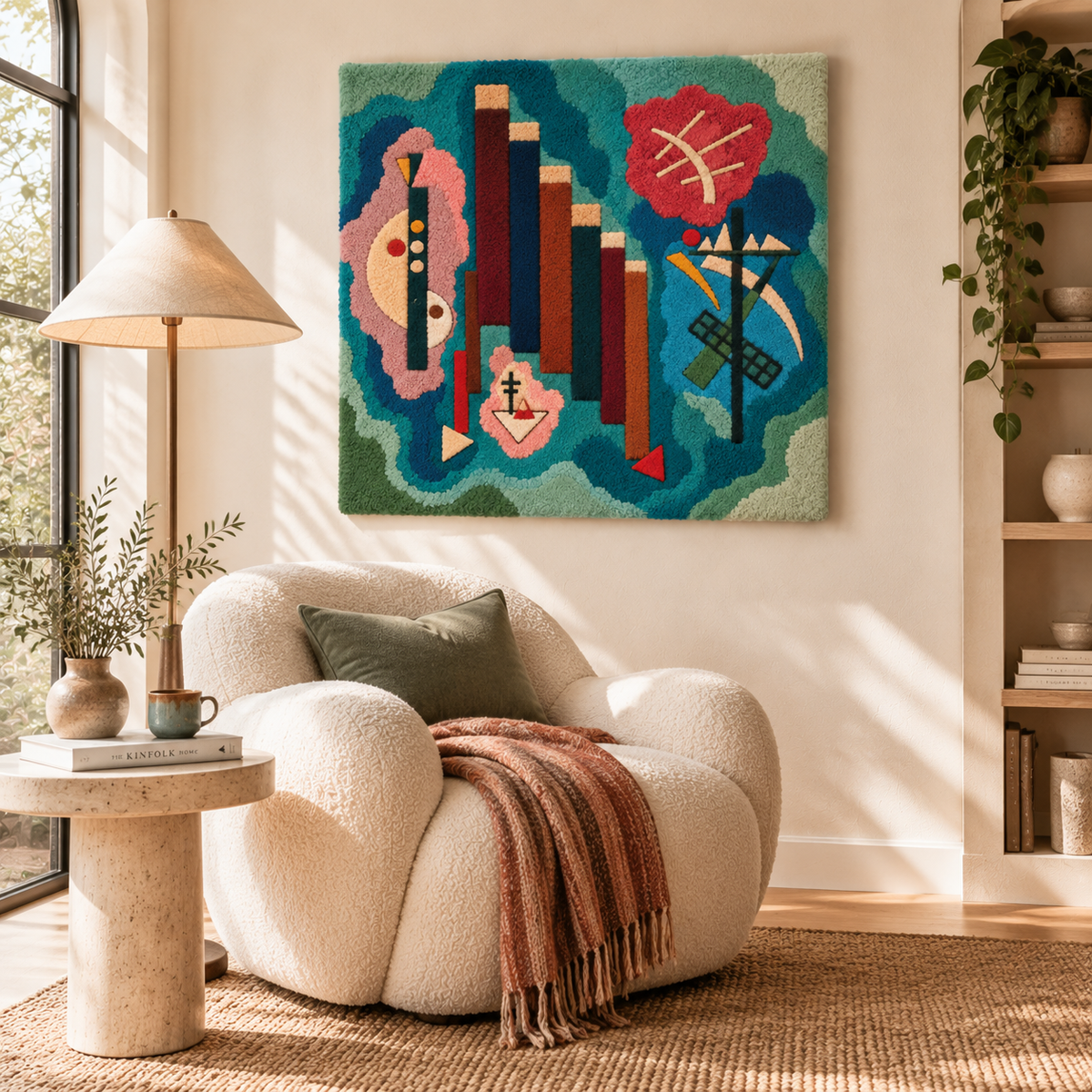 Downwards by Wassily Kandinsky — room setting