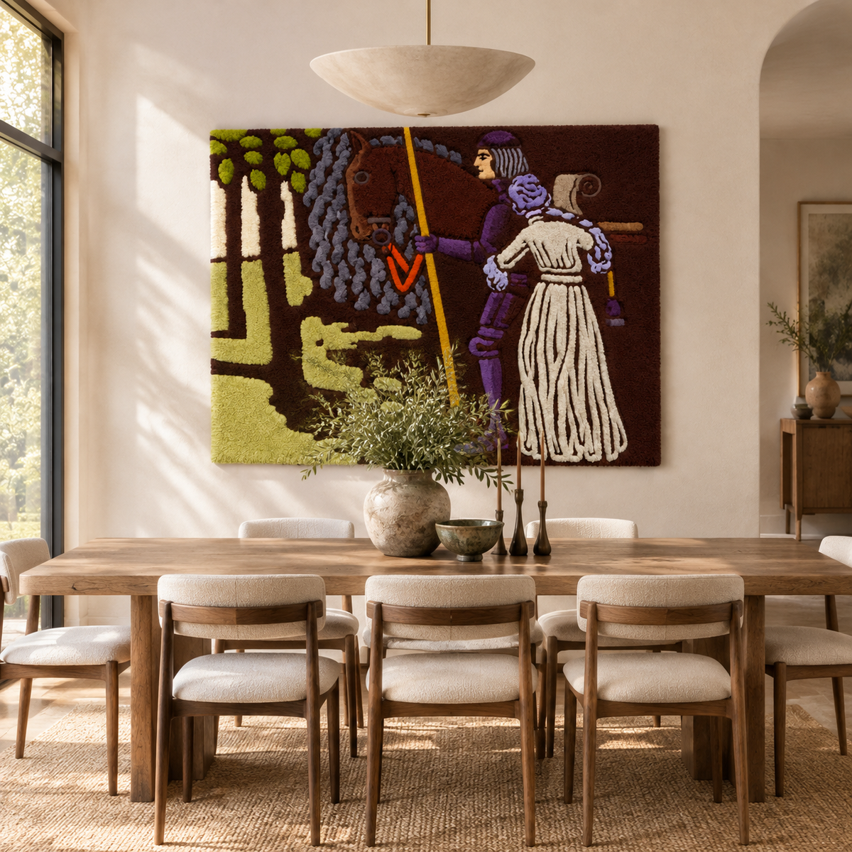 Farewell by Wassily Kandinsky — room setting